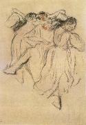Edgar Degas Three Russian Dancers France oil painting artist